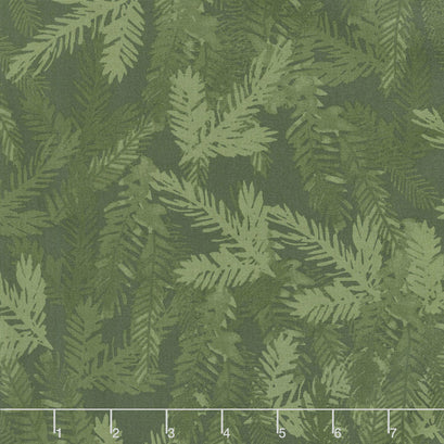 Merry & Bright - Tonal Pine Branch Forest Yardage