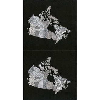 Metropolis - Canada Canadian Map Iron Panel