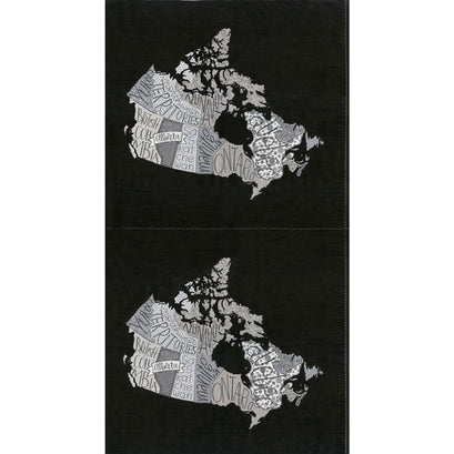 Metropolis - Canada Canadian Map Iron Panel
