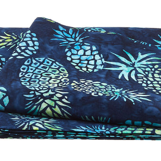 Michael Miller - Batiks Pineapple Navy 2 Yard Cut