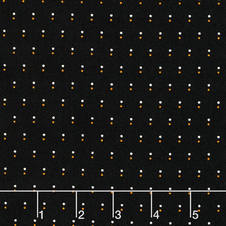 Midnight Haunt - Shadow Dot Midnight Yardage