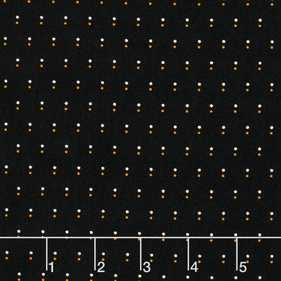 Midnight Haunt - Shadow Dot Midnight Yardage