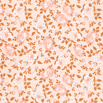 Midnight in the Garden - Vintage Roses Blush Yardage