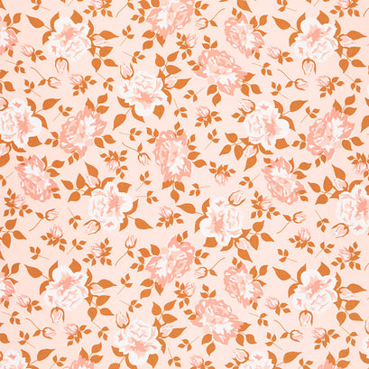 Midnight in the Garden - Vintage Roses Blush Yardage