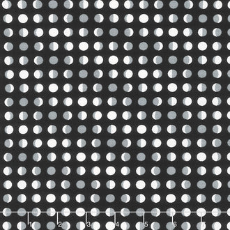Midnight Magic II - Moon Dot Midnight Yardage