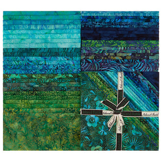 Midnight Rainforest Batiks Squares
