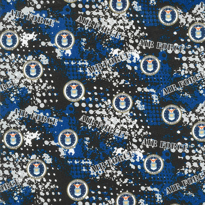 Military - Air Force Abstract Logo Multi Yardage