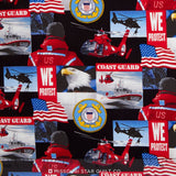 Military - Coast Guard Allover Yardage
