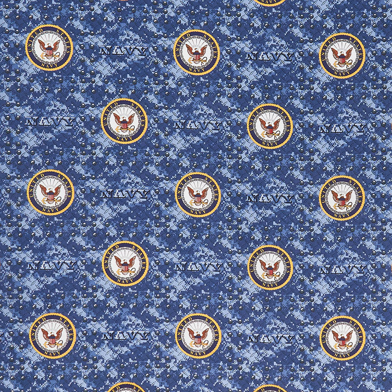 Military Grate - Navy Blue Yardage Primary Image