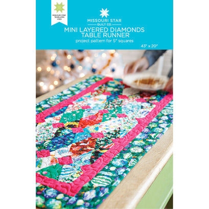 Mini Layered Diamonds Table Runner by Missouri Star