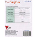 Mini Pumpkins Pattern Alternative View #1