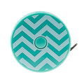 Mint Chevron Tape Measure