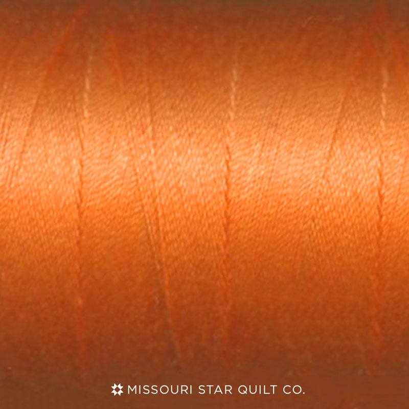 Missouri Star 50 WT Cotton King Spool Thread Orange Zest
