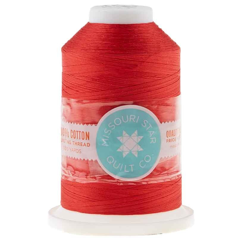 Missouri Star 50 WT Cotton King Spool Thread Red