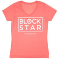 Missouri Star BLOCK Star Coral T-Shirt - XL