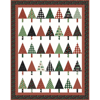 Missouri Star Christmas Traditions Winter Pines Throw Kit