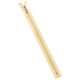 Missouri Star Fancy Zips - 14" Dots & Dashes Ivory