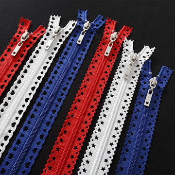 Missouri Star Fancy Zips - Six 14" Patriotic Zipper Pack Alternative View #2