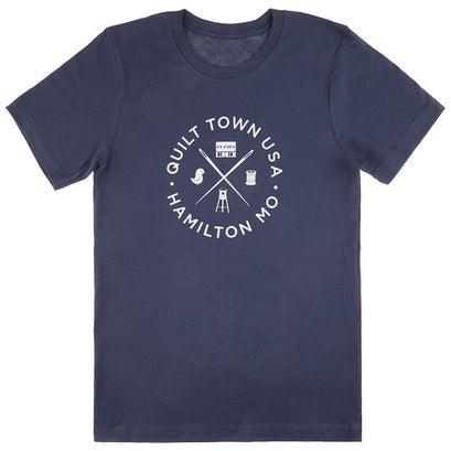 Missouri Star Hamilton Icons Navy Crew Neck Tee - XL