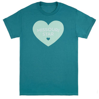 Missouri Star Heart Jade T-Shirt - XL