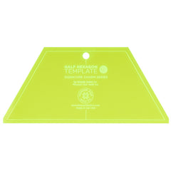 Missouri Star Large Half Hexagon Template for 10