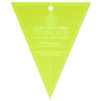 Missouri Star Large Simple Wedge Template for 10" Squares