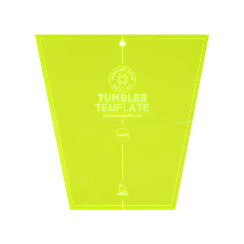 Missouri Star Large Tumbler Template for 10" Squares