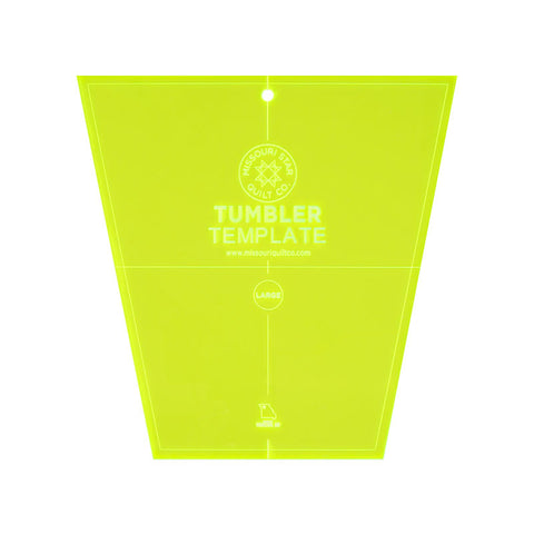 Missouri Star Large Tumbler Template for 10" Squares