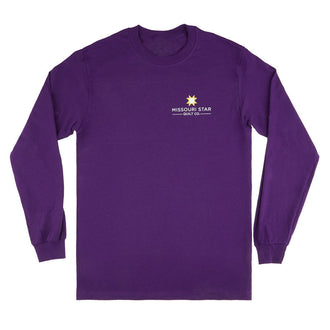 Missouri Star Long Sleeve Purple T-Shirt - 3XL