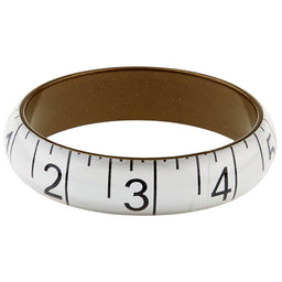 Missouri Star Measuring Tape Bracelet - Medium White