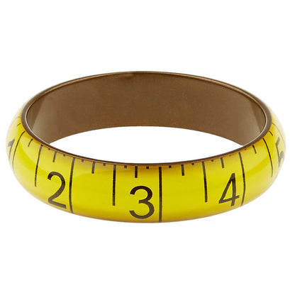 Missouri Star Measuring Tape Bracelet - Medium Yellow