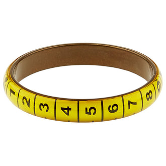 Missouri Star Measuring Tape Bracelet - Thin Yellow