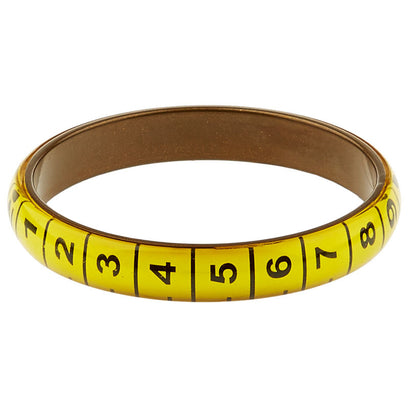 Missouri Star Measuring Tape Bracelet - Thin Yellow