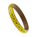 Missouri Star Measuring Tape Bracelet - Thin Yellow