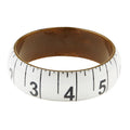Missouri Star Measuring Tape Bracelet - Wide White