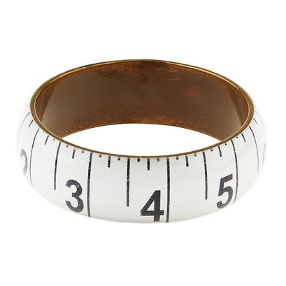 Missouri Star Measuring Tape Bracelet - Wide White