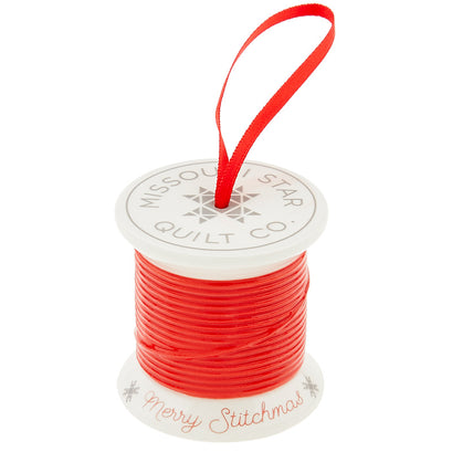 Missouri Star Merry Stitchmas Spool Ornament