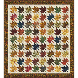 Missouri Star Nature's Canvas Batiks Lovely Leaves Kit