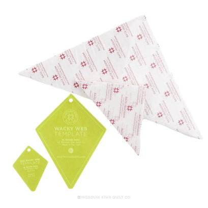 Missouri Star Periwinkle Templates & Triangle Piecing Papers Bundle (4 pcs)