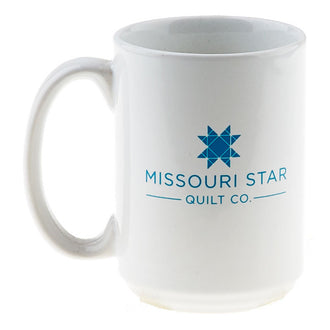 Missouri Star Quilt Company Hot Chocolate / Coffee Mug - Large 15 oz Ceramic