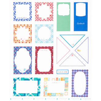 Missouri Star Quilt Label Bright Fat Quarter