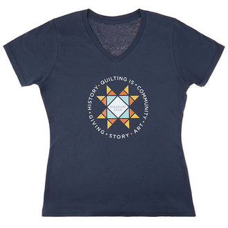 Missouri Star Quilting Is Navy T-Shirt - 2XL