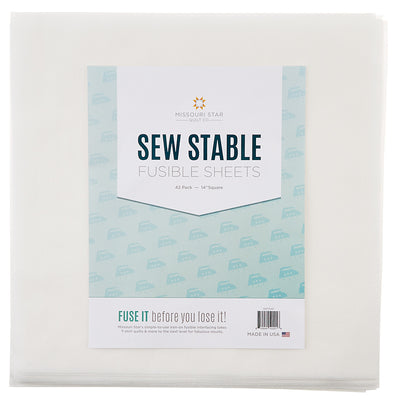 Missouri Star Sew Stable (for T-shirt Quilts) Fusible Sheets - 42 sheets