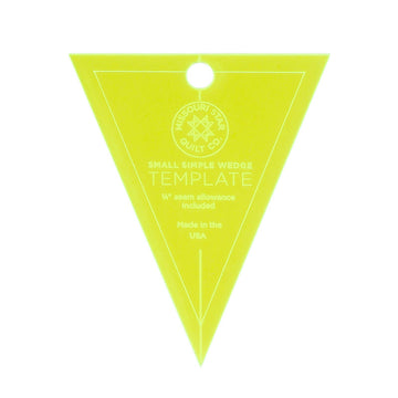 Missouri Star Small Simple Wedge Template for 5" Charm Packs