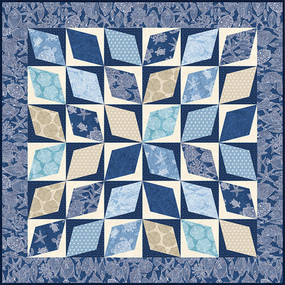 Missouri Star Turtle Bay Diamond Pavers Quilt POD Kit