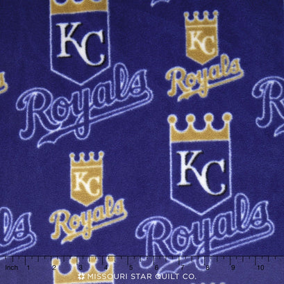 MLB - Kansas City Royals Royal Fleece Yardage
