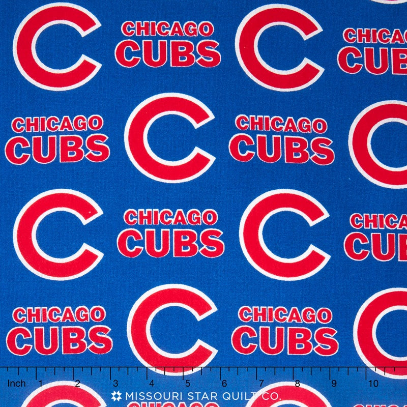 MLB Major League Baseball - Chicago Cubs Allover Yardage