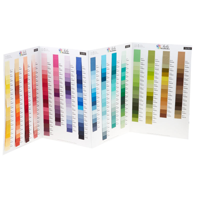 Moda Bella Solids Color Card