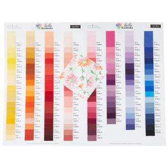 Moda Bella Solids Color Card