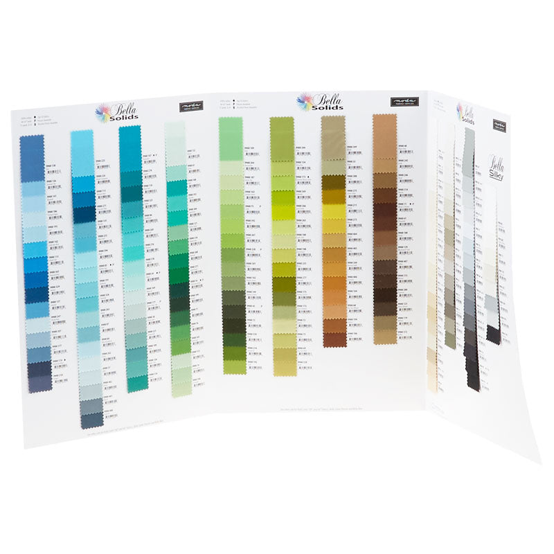 Moda Bella Solids Color Card